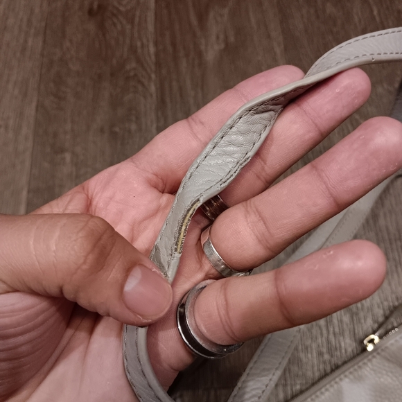 Tory Burch Light Gray Crossbody Bag - Picture 6 of 6